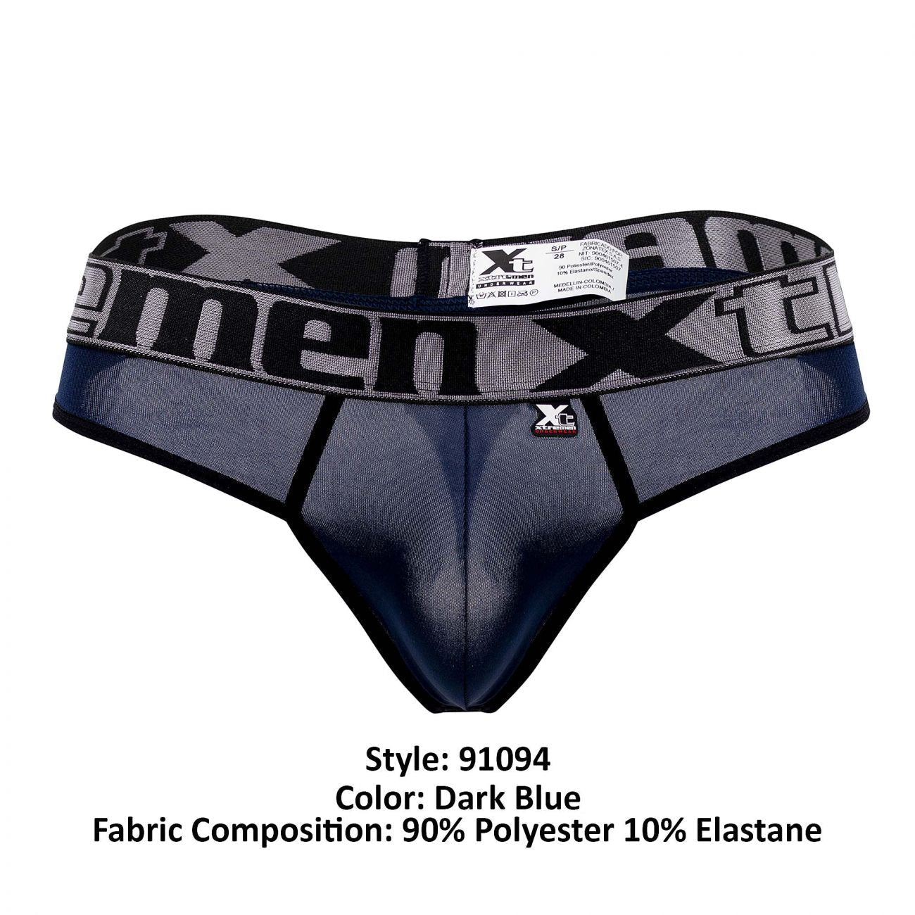 Xtremen 91094 Microfiber Thongs Dark Blue