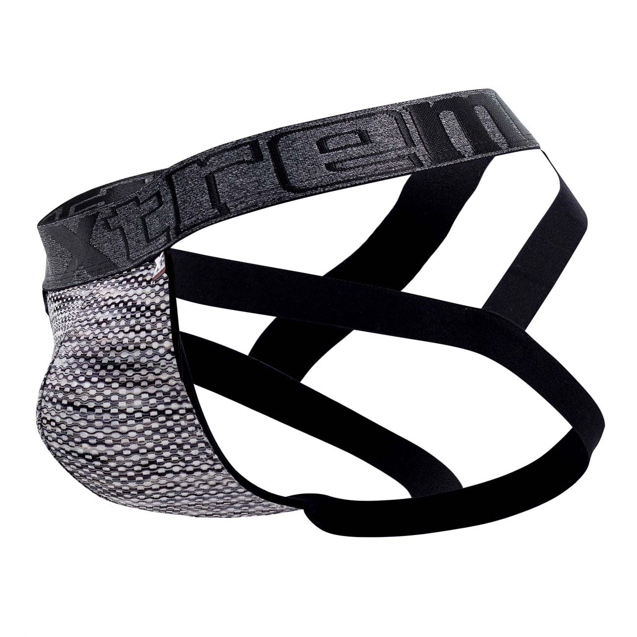 Xtremen 91099 Microfiber Mesh Jockstrap Black