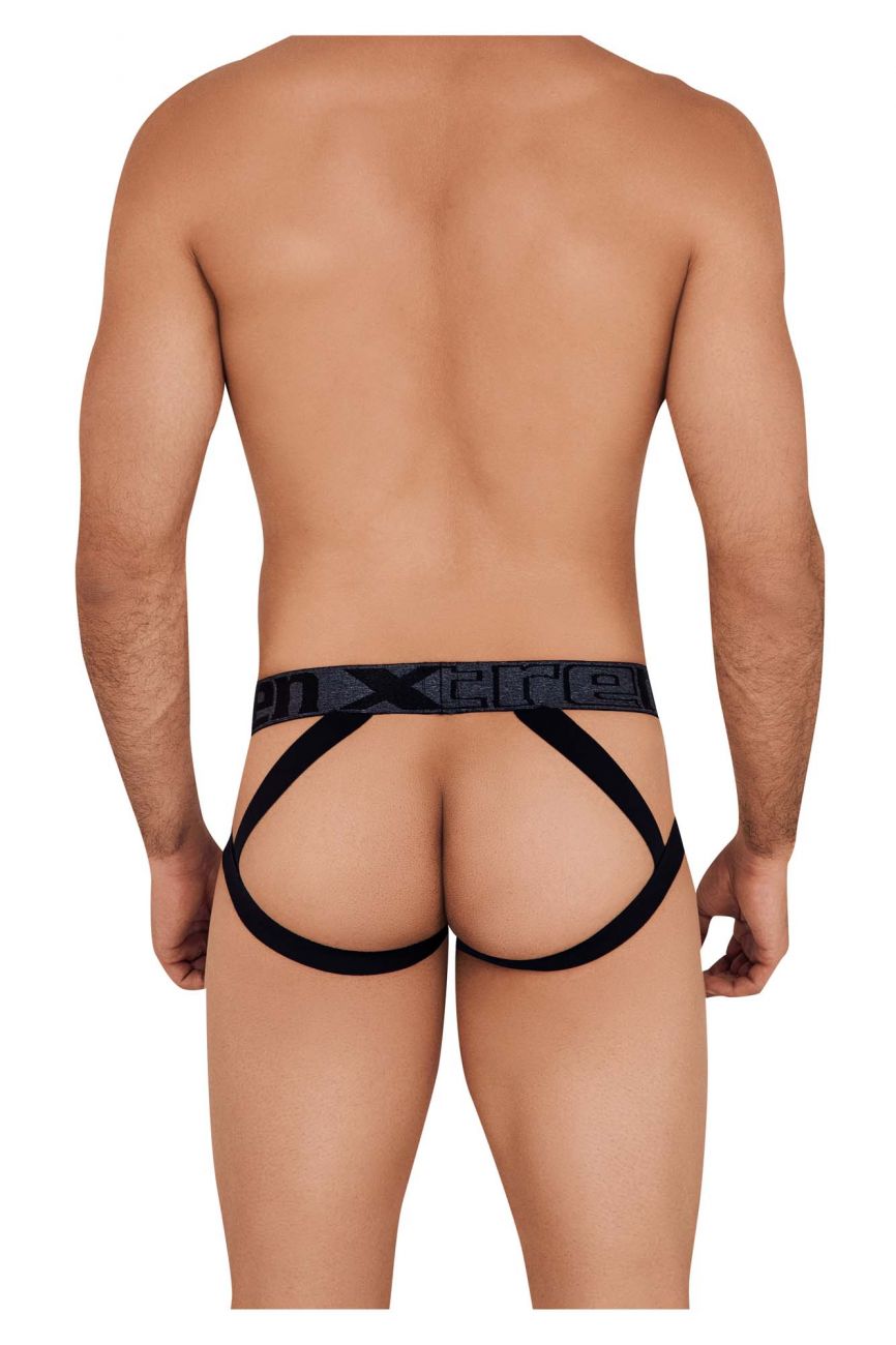 Xtremen 91099 Microfiber Mesh Jockstrap Red
