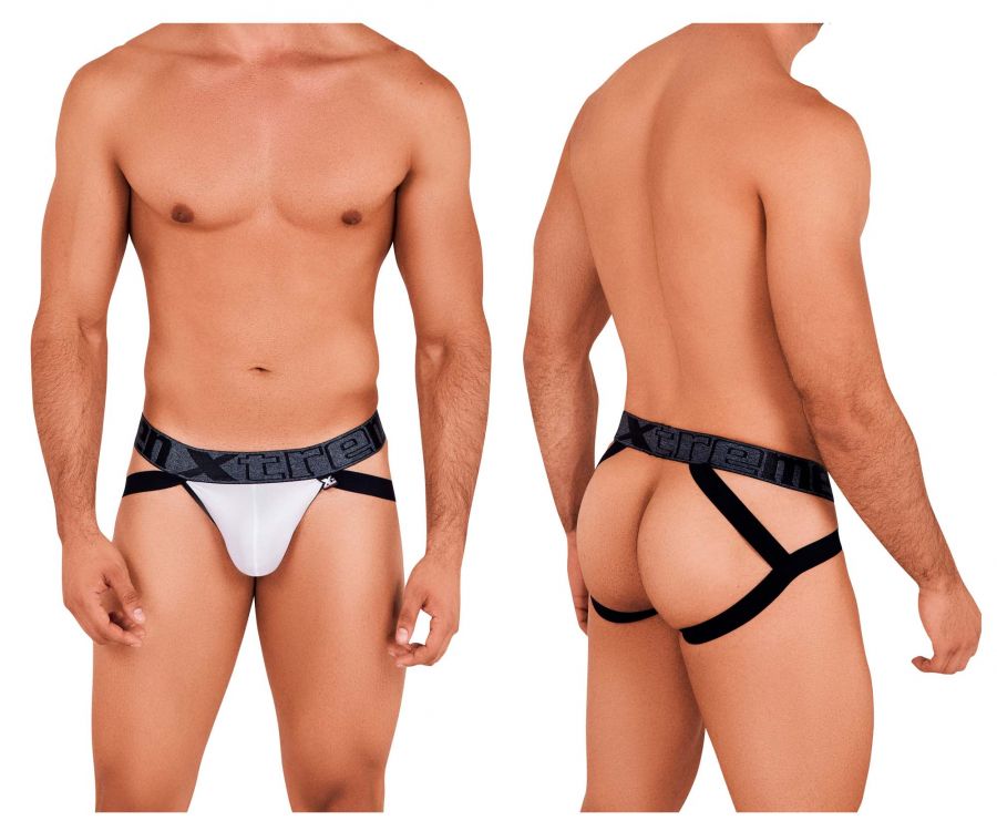 Xtremen 91102 Microfiber Jockstrap White
