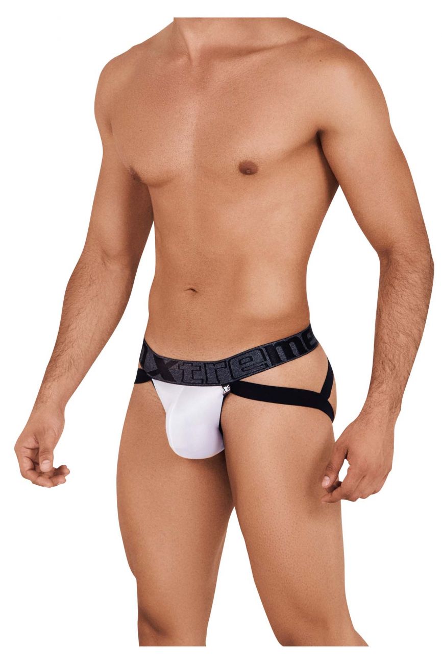 Xtremen 91102 Microfiber Jockstrap White