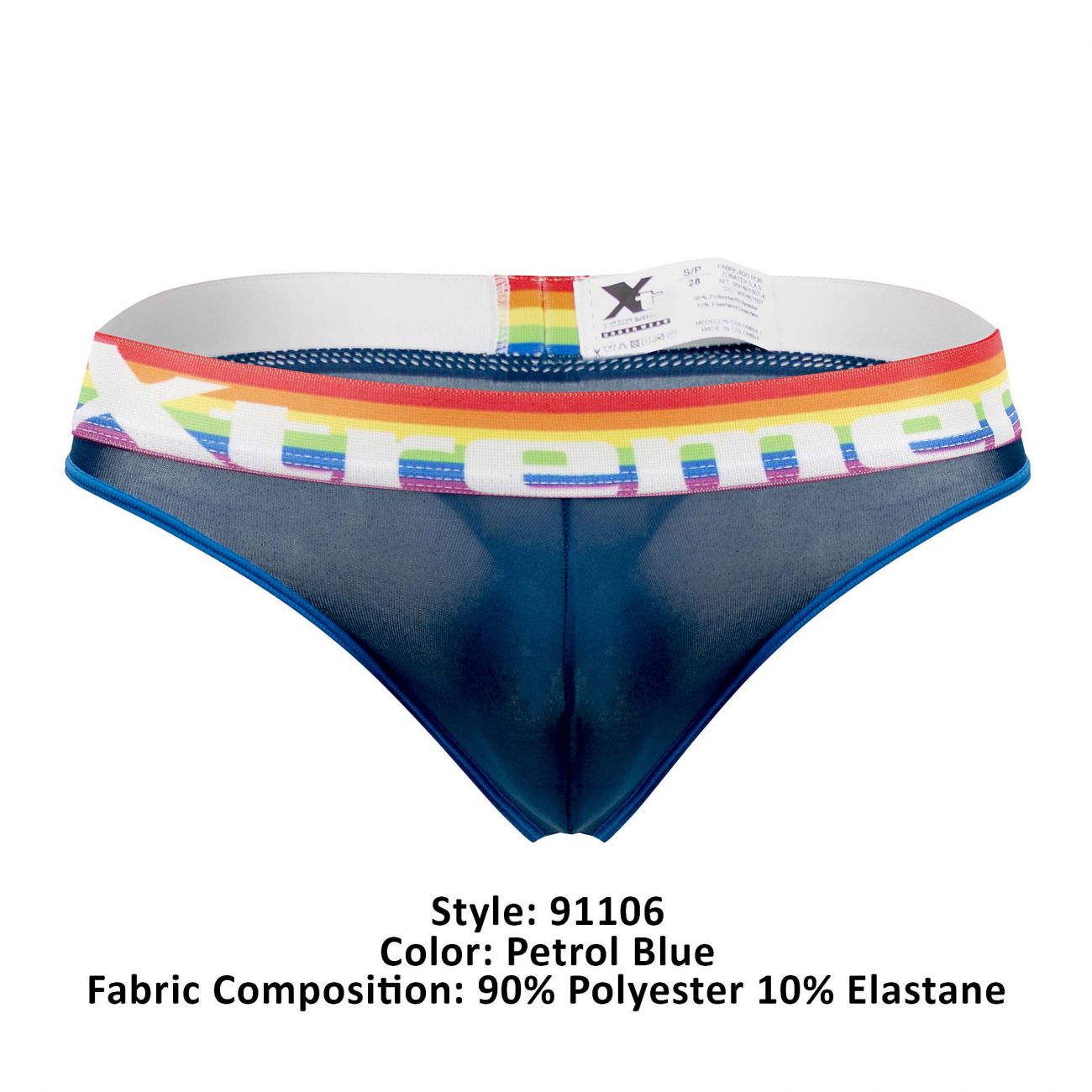 Xtremen 91106 Pride Thongs Petrol Blue
