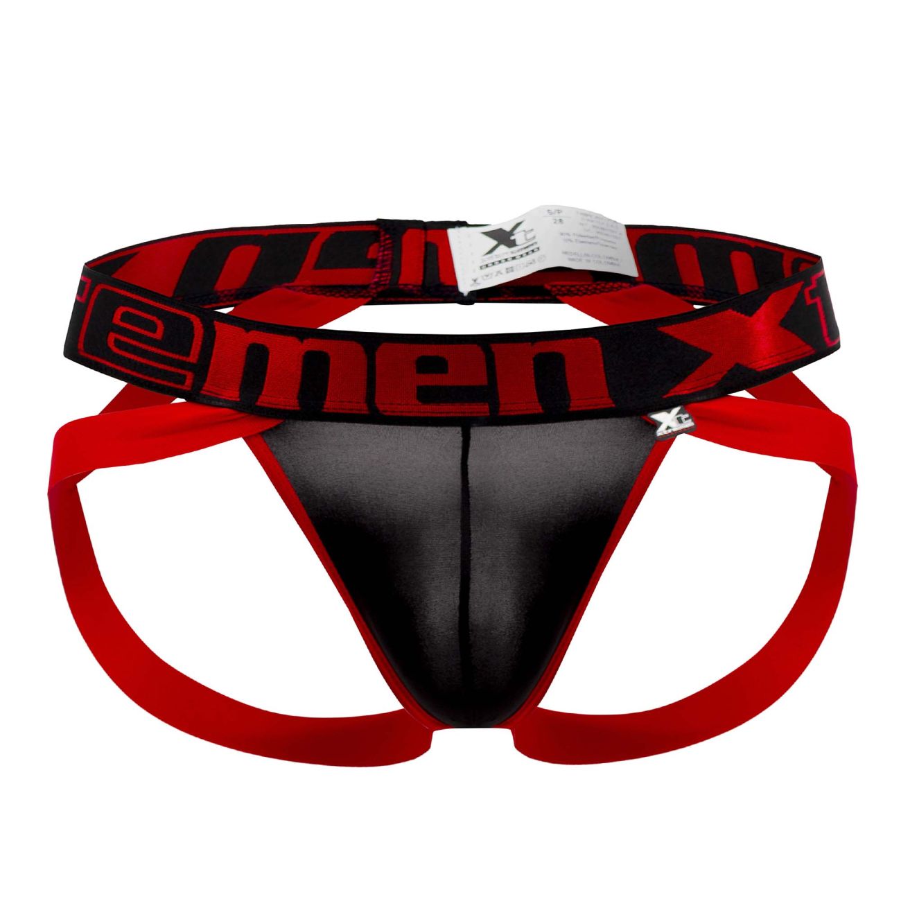 Xtremen 91139 Athletic Jockstrap Black