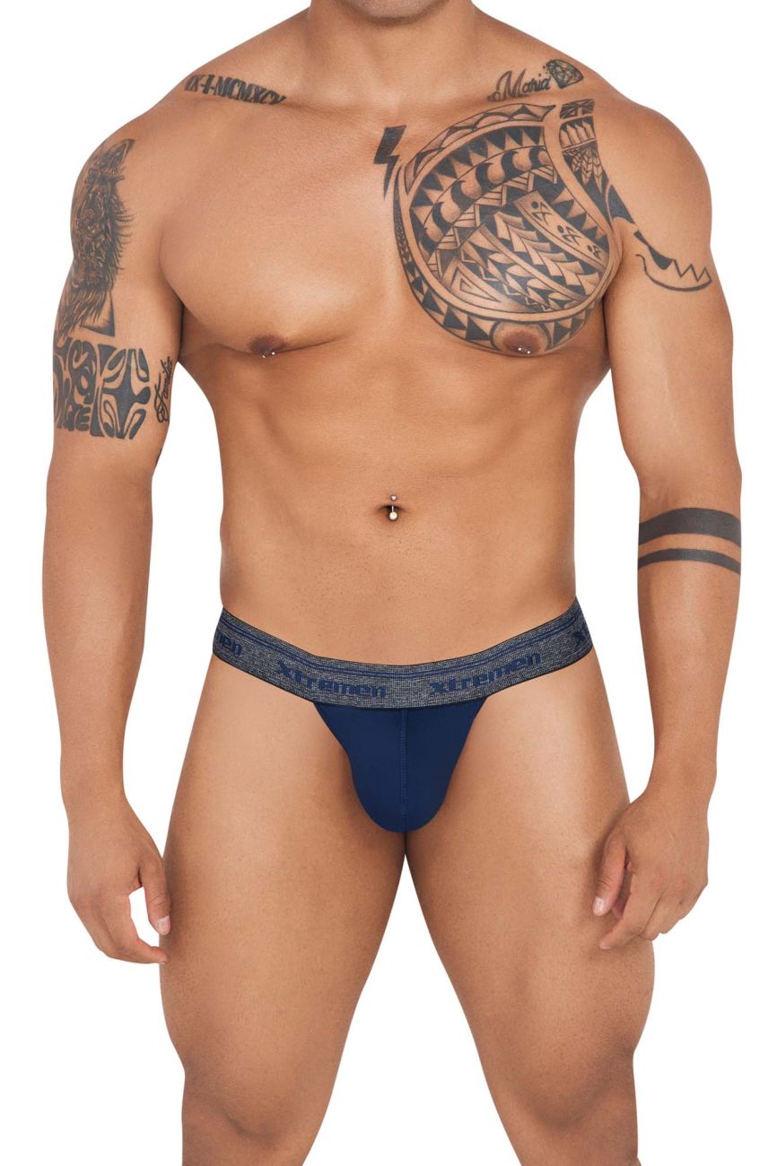 Xtremen 91141 Ultra-soft Thongs Dark Blue