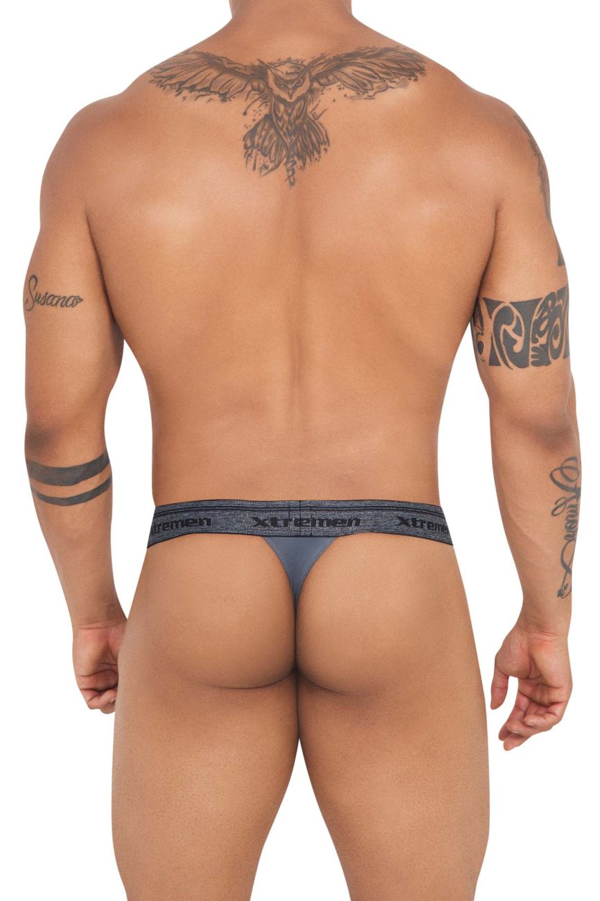 Xtremen 91141 Ultra-soft Thongs Dark Gray