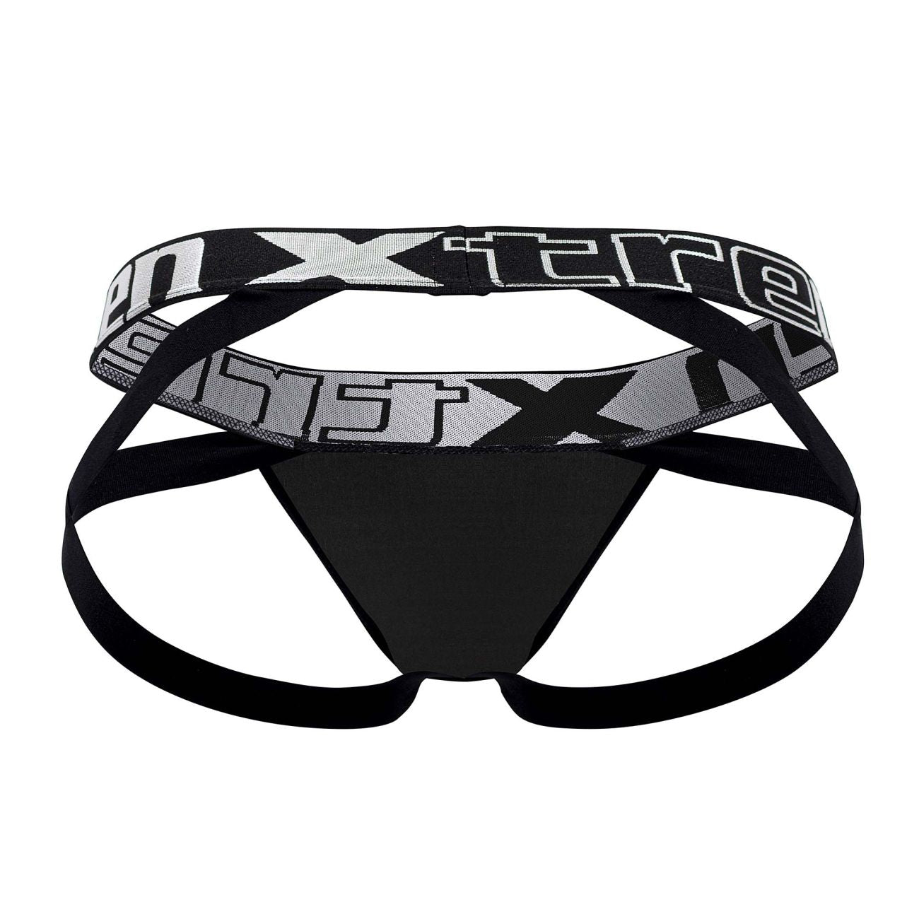 Xtremen 91165 Foil Jockstrap Black