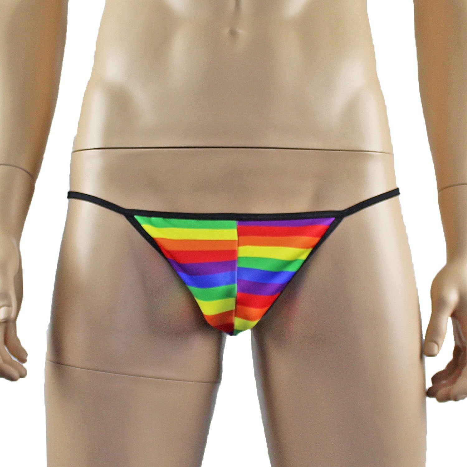 SALE - Gay Pride Rainbow Mens G string Pouch Underwear