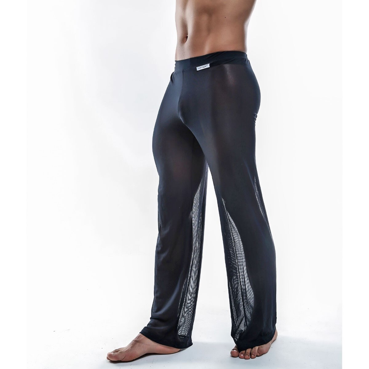 Mens Joe Snyder Stretch Mesh Long Pants Black