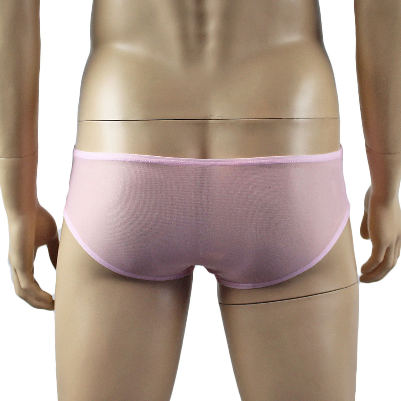 Mens Lingerie Bra Top and Boxer Briefs (light pink plus other colours)