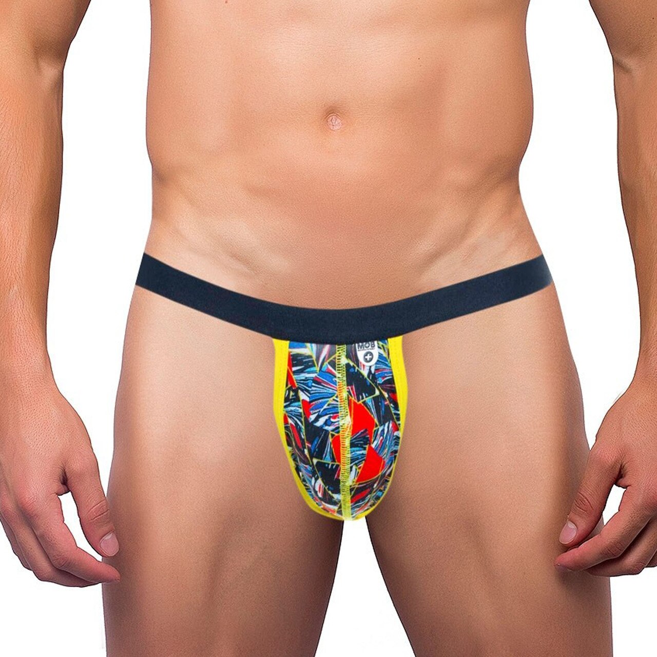 JCSTK - Mens Male Basics Colourful Pouch G string Art Deco