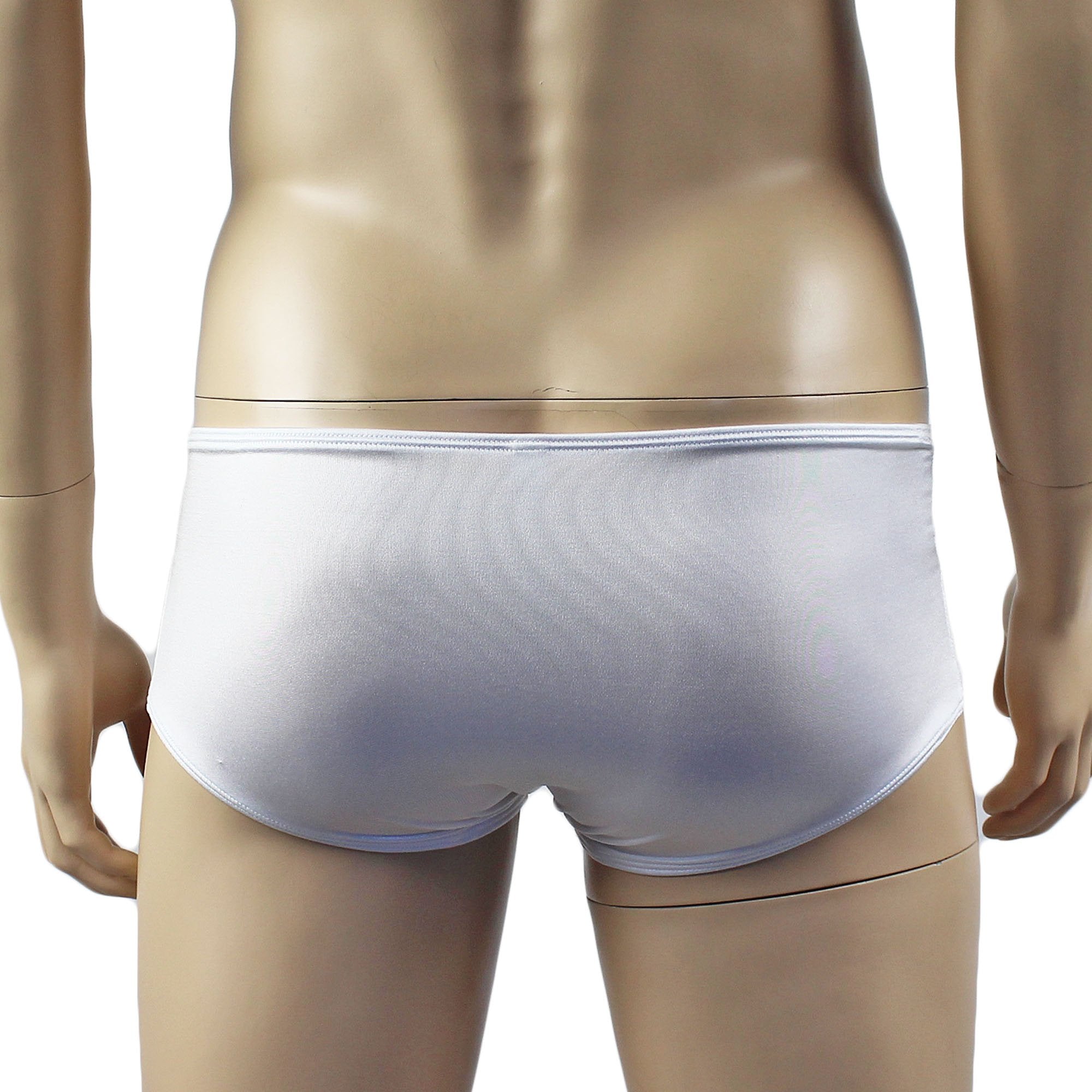 Male Romance Stretch Spandex Boxer Brief White or Black