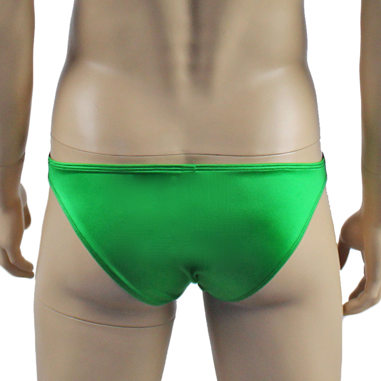 Mens Risque Bra Top and Bikini Brief (green and black plus other colours)