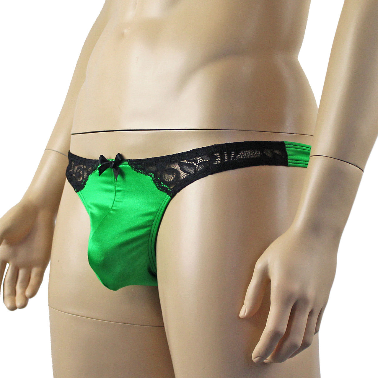 Mens Risque G string Thong (green and black plus other colours)