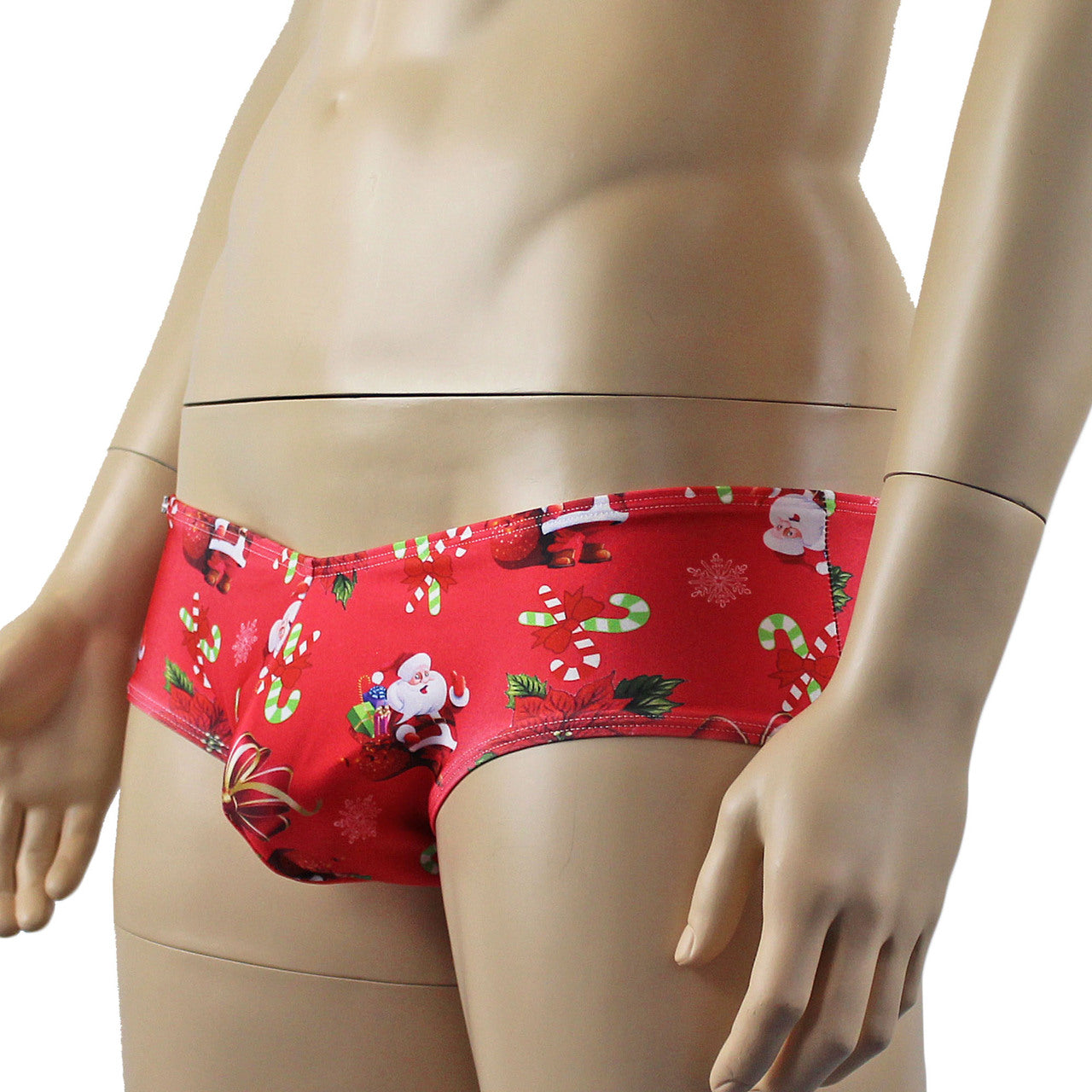 Mens Christmas Santa Low Rise Boxer Shorts