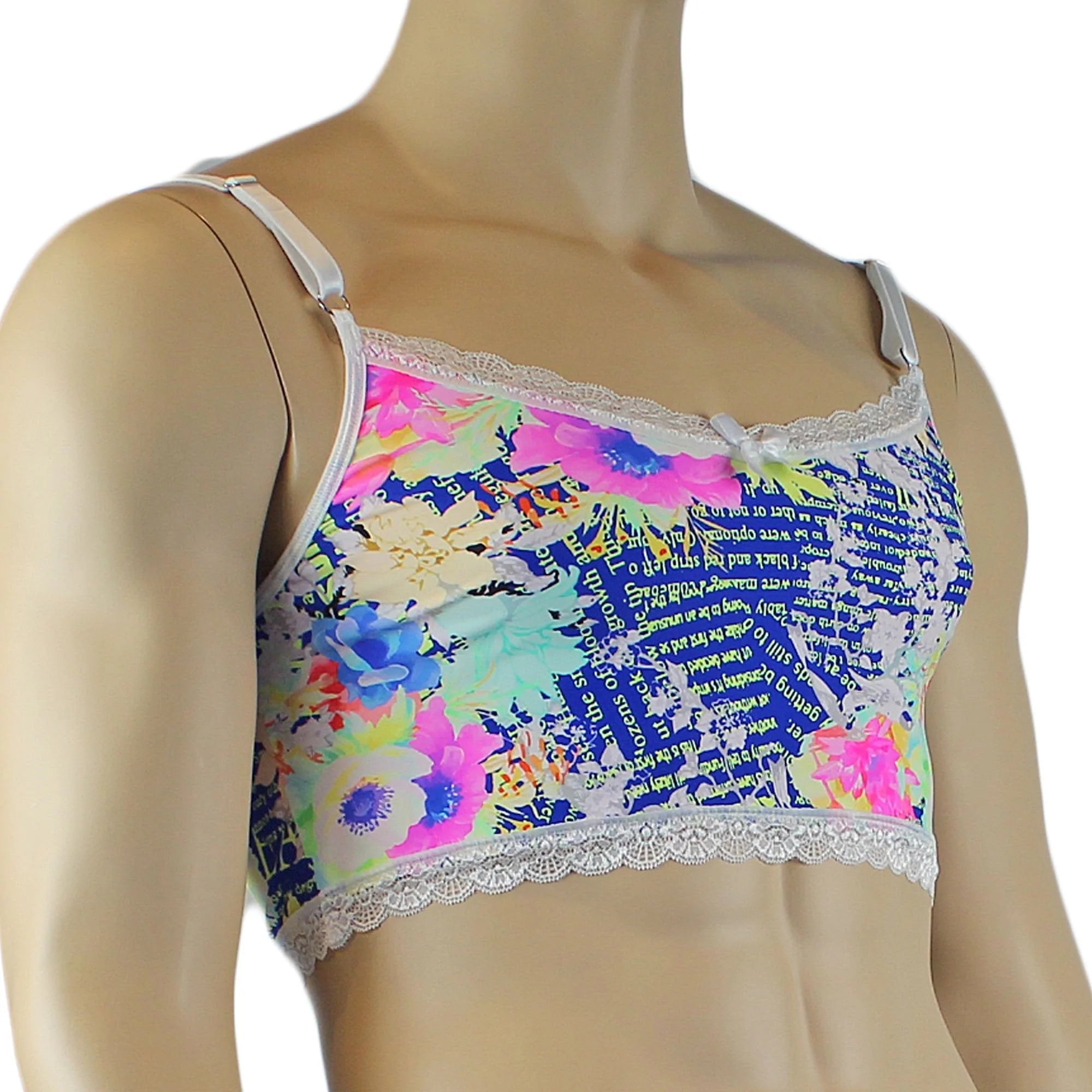 SALE - Mens Suzanne Floral Camisole Crop Top