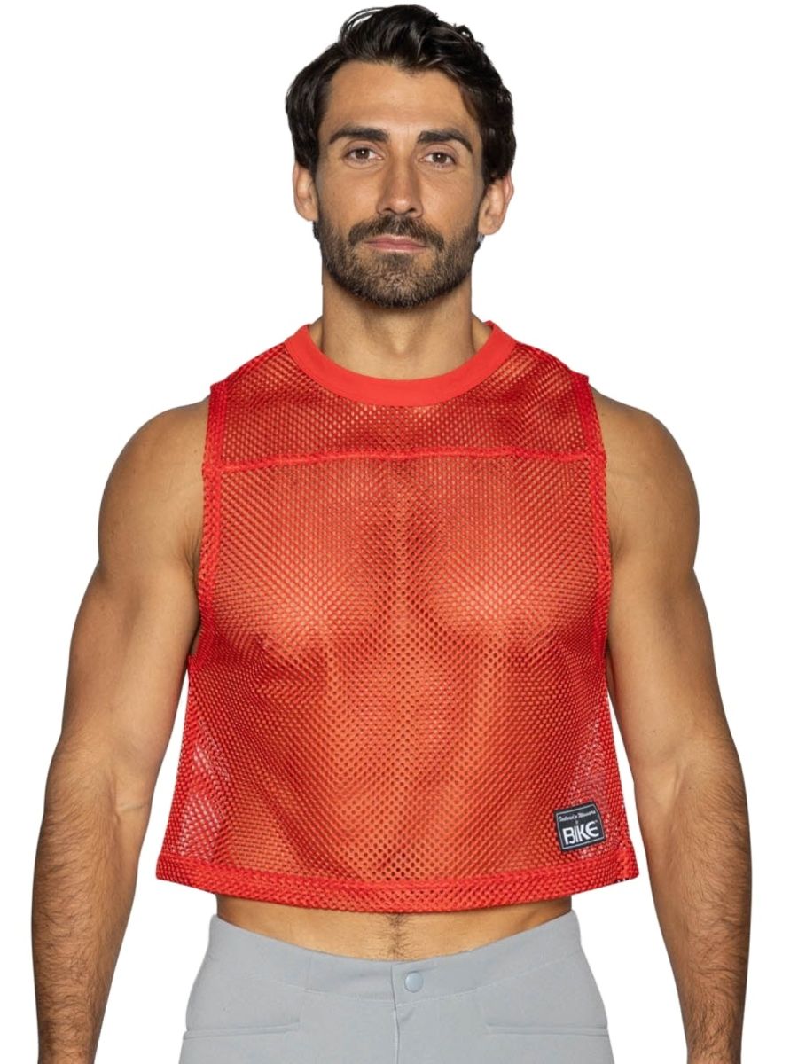 BIKE Athletic BAM135 Elevate Your Training Sleeveless Practice Jersey Color Red