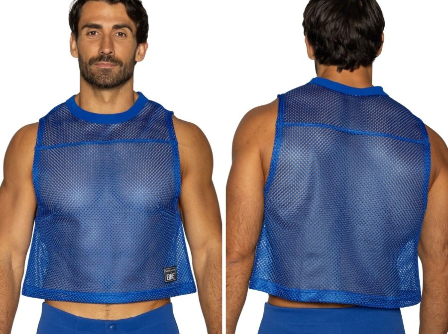 BIKE Athletic BAM135 Elevate Your Training Sleeveless Practice Jersey Color Royal
