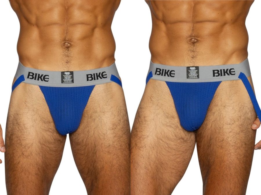 BIKE Athletic BAS304 Classic Mens Athletic Jockstrap Royal Plus Sizes
