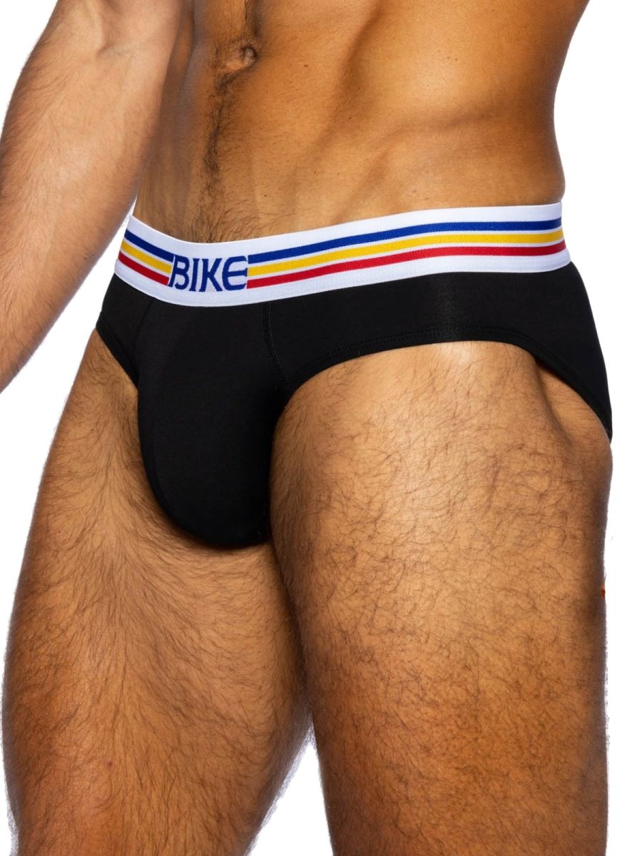 BIKE Athletic BAS327 Stretch Cotton Comfortable Brief Color Black