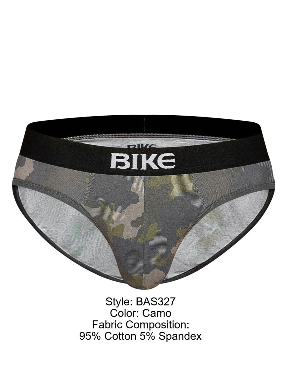 BIKE Athletic BAS327 Stretch Cotton Comfortable Brief Color Camo Plus Sizes