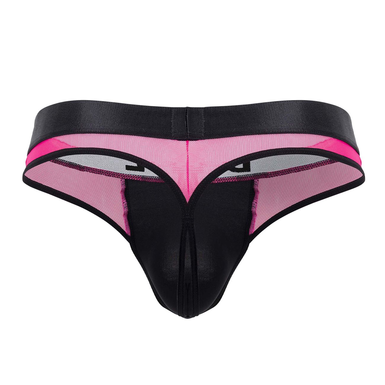 BiteWear BW2023102 Squeeze Papaya Thongs Black Fuchsia