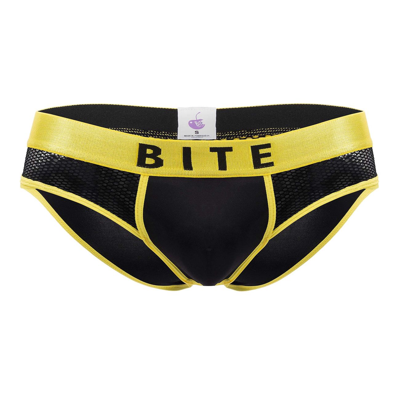 BiteWear BW2023106 Intense Melon Briefs Black Yellow