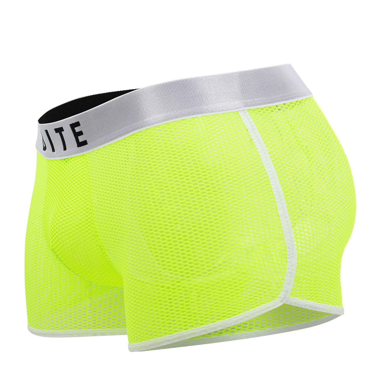 BiteWear BW2023107 Bright Kumquat Trunks White Green