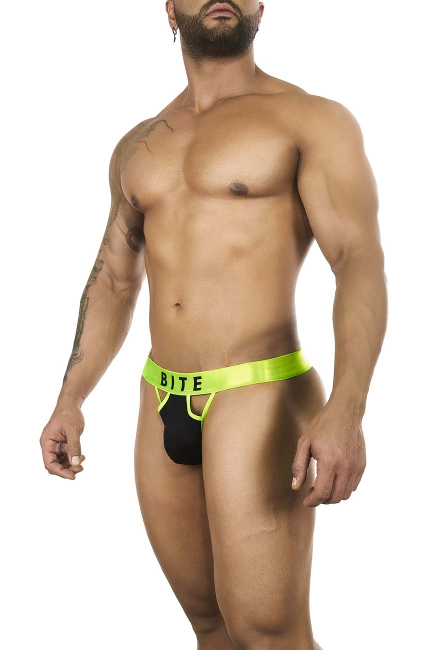 BiteWear BW2023109 Bite My Cherry Thongs Black Green