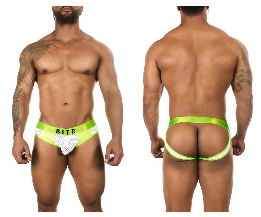 BiteWear BW2023112 Dirty Plum Jockstrap Green