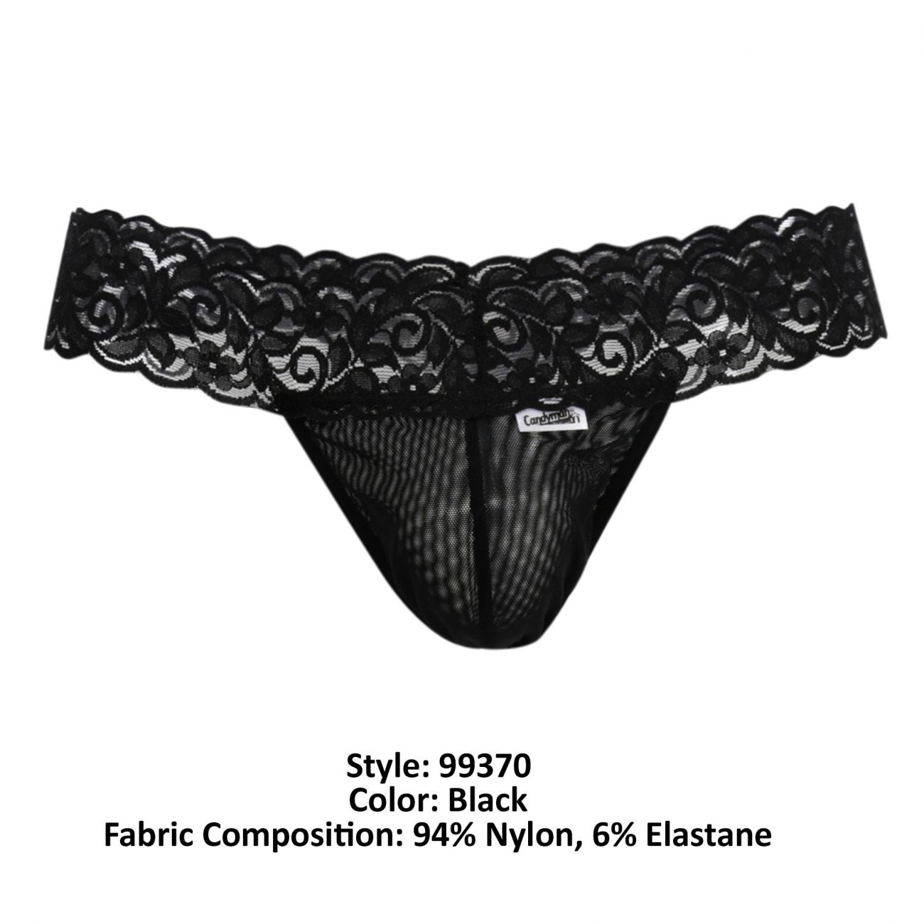 JCSTK - CandyMan 99370 Thongs Black