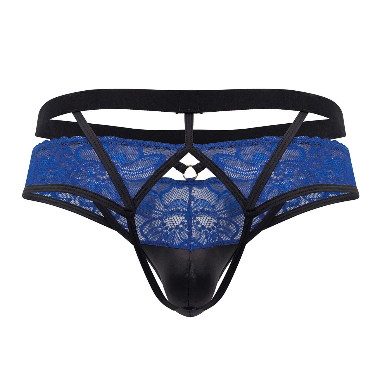 JCSTK - CandyMan 99627 Lace Jockstrap Blue