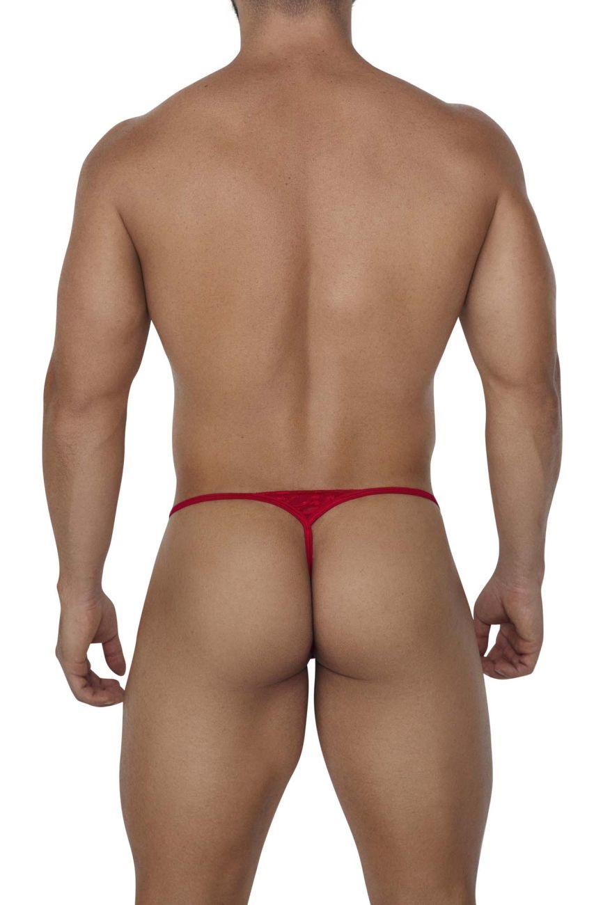 CandyMan 99685 Lace Thongs Red