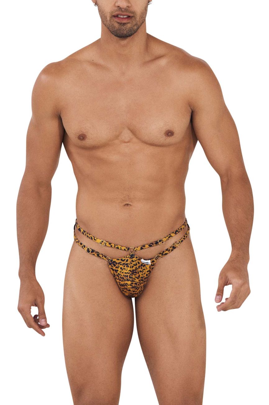 CandyMan 99712 Safari Thongs Leopard Print