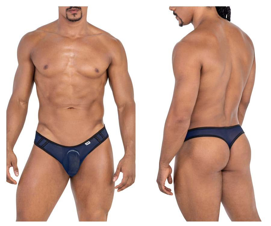 CandyMan 99767 Sports Mesh Thongs Navy