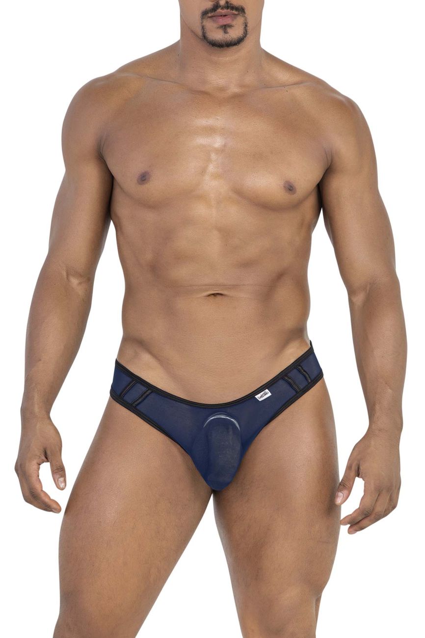 CandyMan 99767 Sports Mesh Thongs Navy