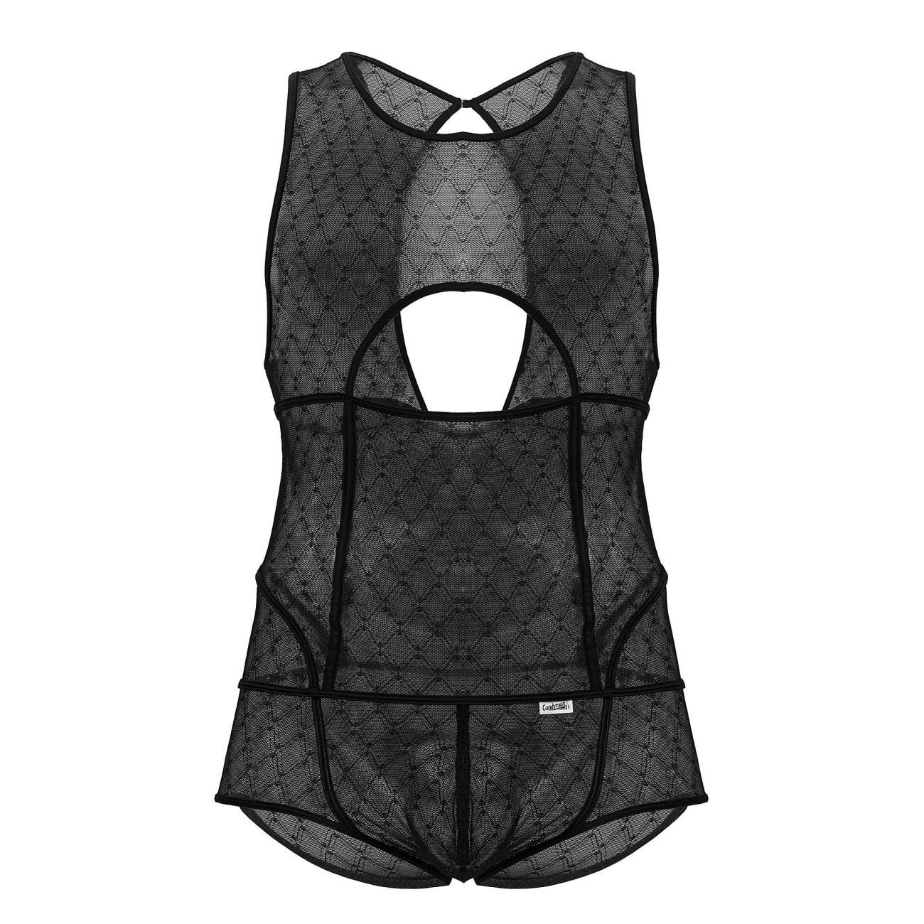 CandyMan 99794 Mesh Bodysuit Black