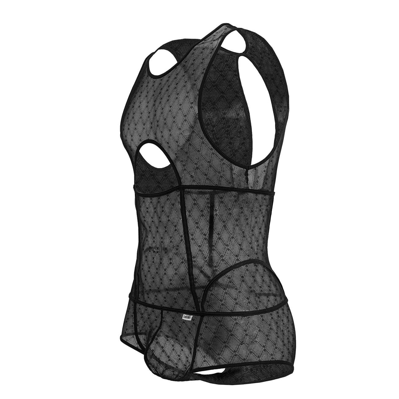 CandyMan 99794 Mesh Bodysuit Black