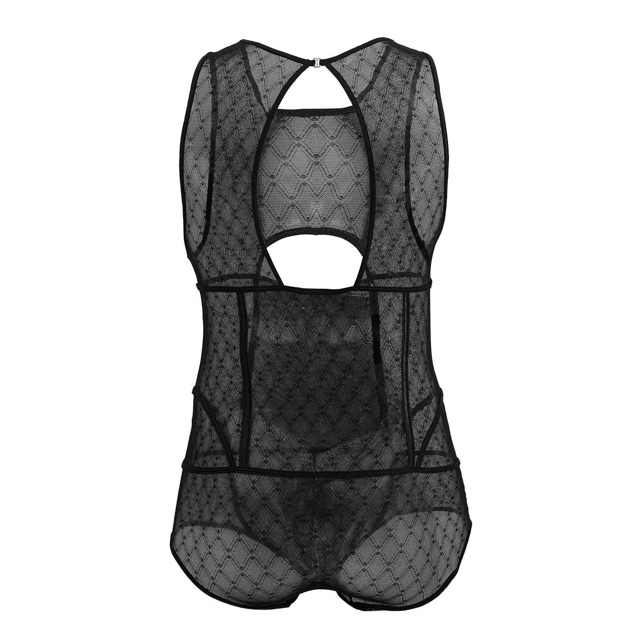 CandyMan 99794 Mesh Bodysuit Black