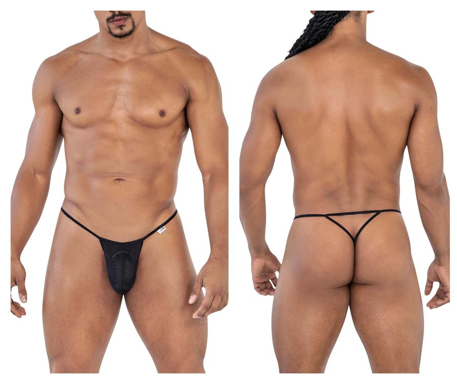 CandyMan 99795 Mesh G-String Thongs Black