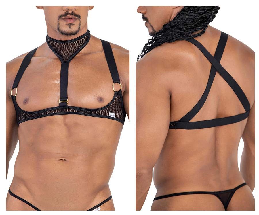 CandyMan 99809 Mesh Harness Black