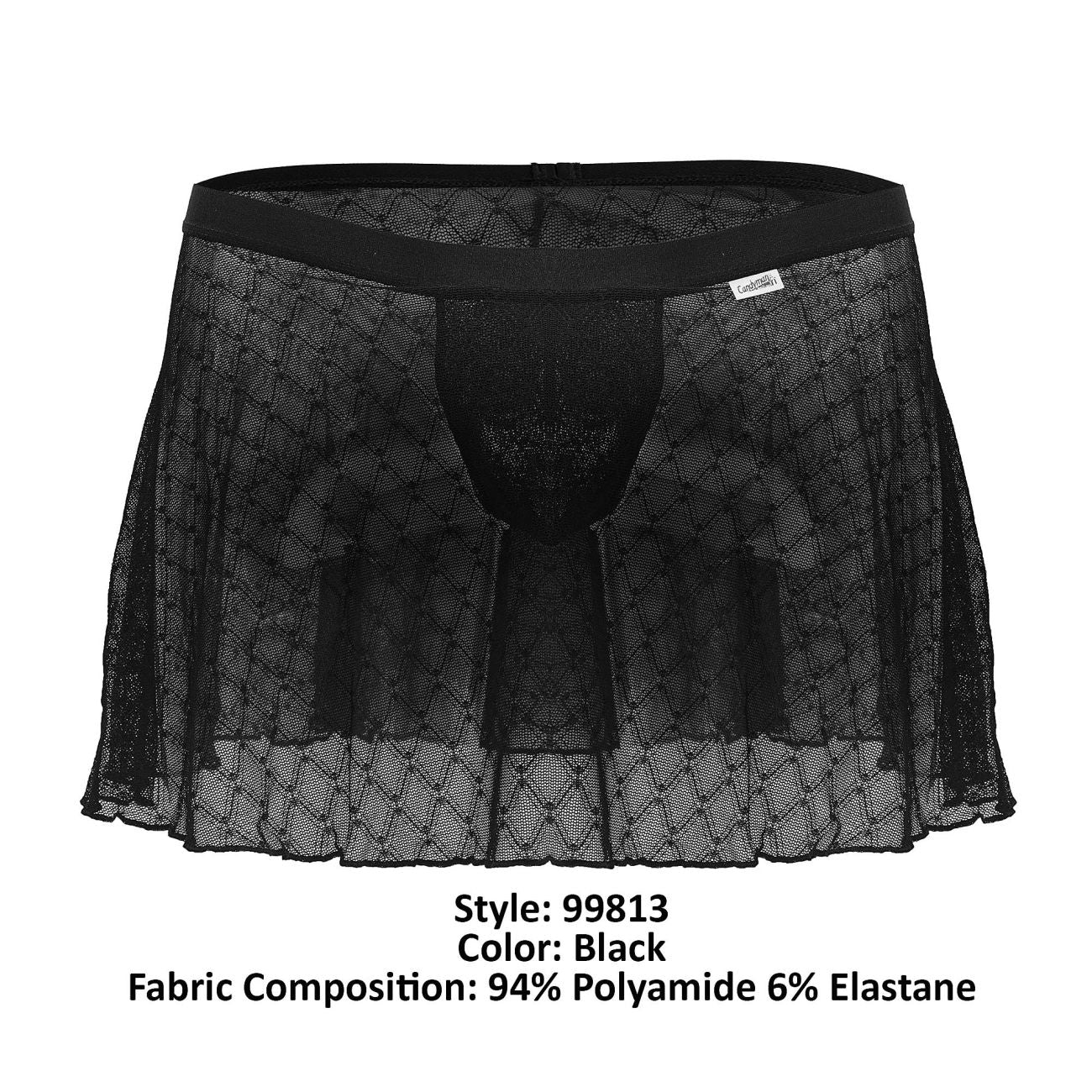 CandyMan 99813 Mesh Skirt Black