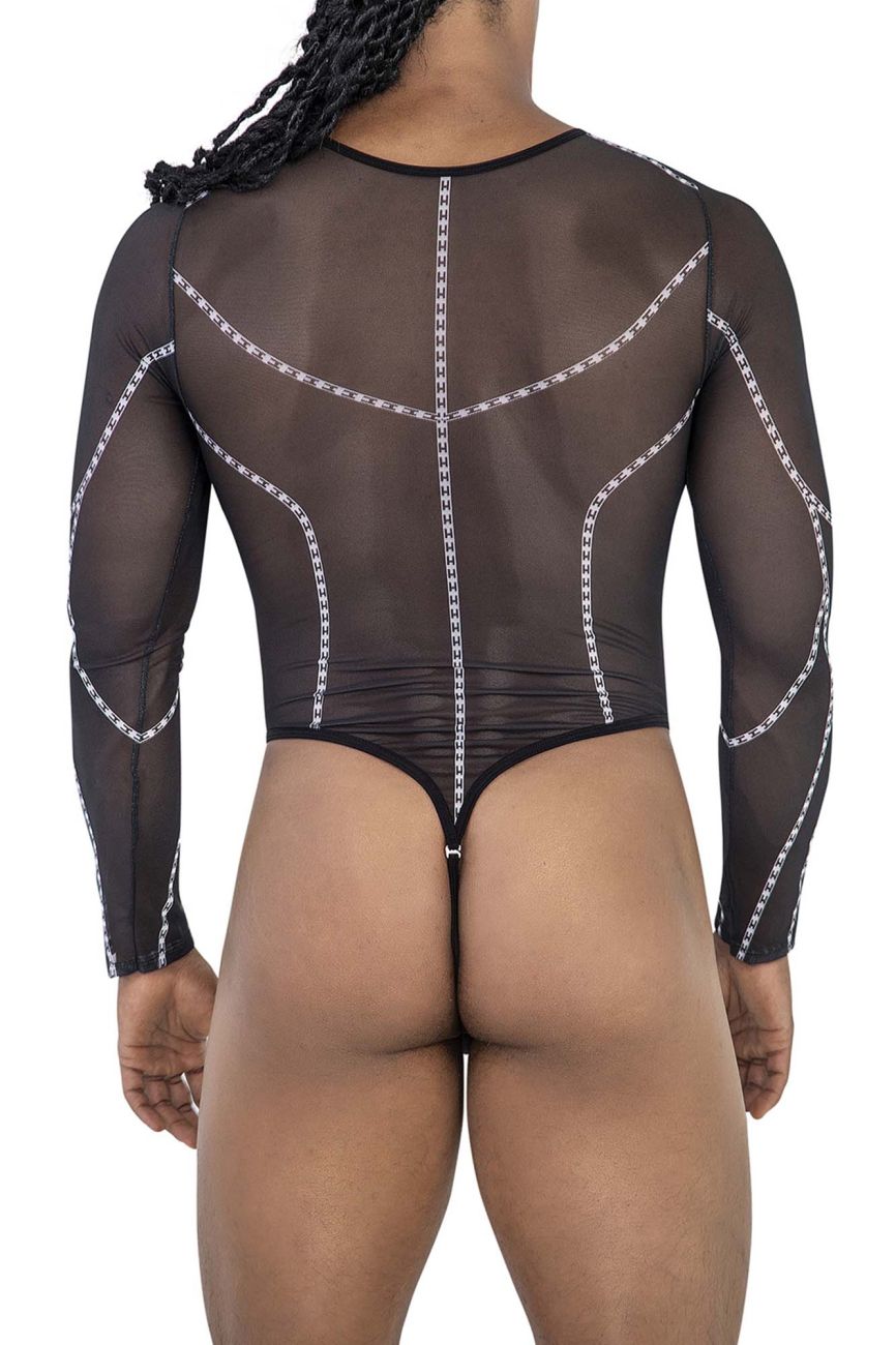 CandyMan 99816 Mesh Bodysuit Black