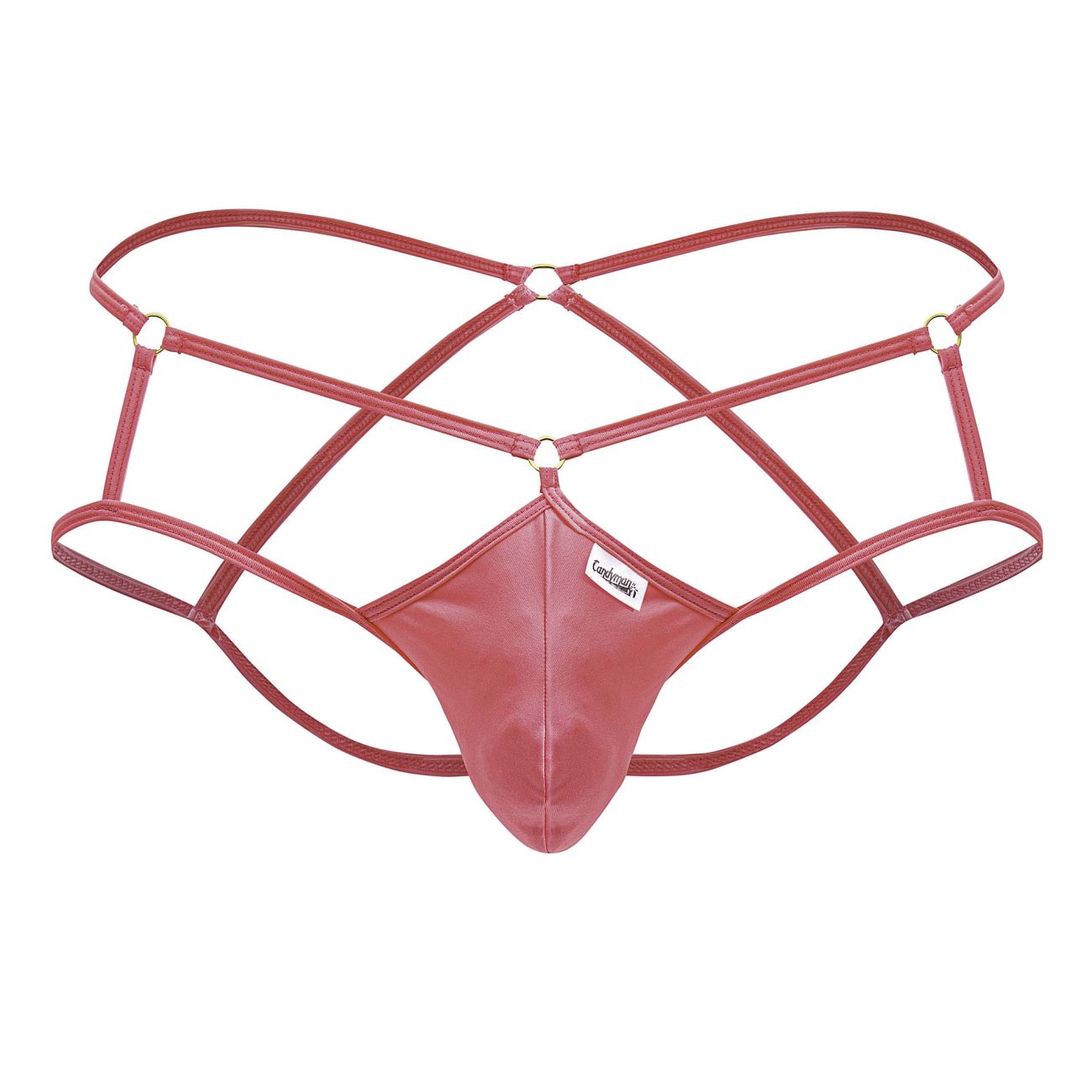 CandyMan 99831 Cage Mens Jockstrap Hot Pink
