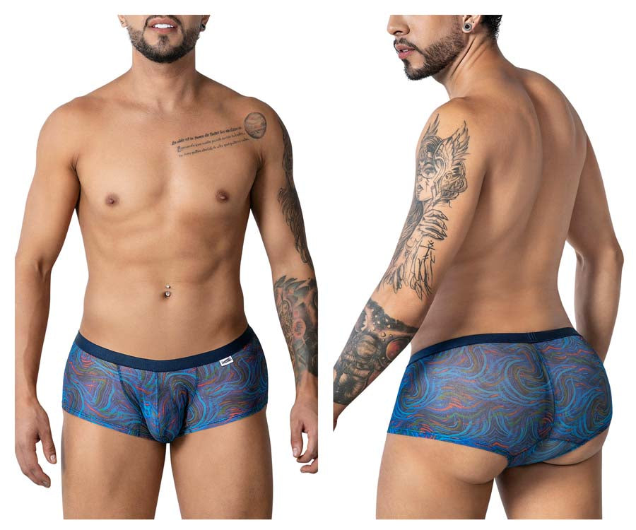 CandyMan 99873 Mens Seawater Breathable Mesh Trunks Multicolor Print