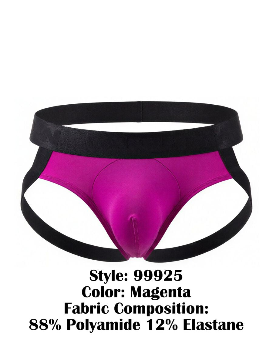 CandyMan 99925 Mens Sleek & Sexy Jockstrap Magenta