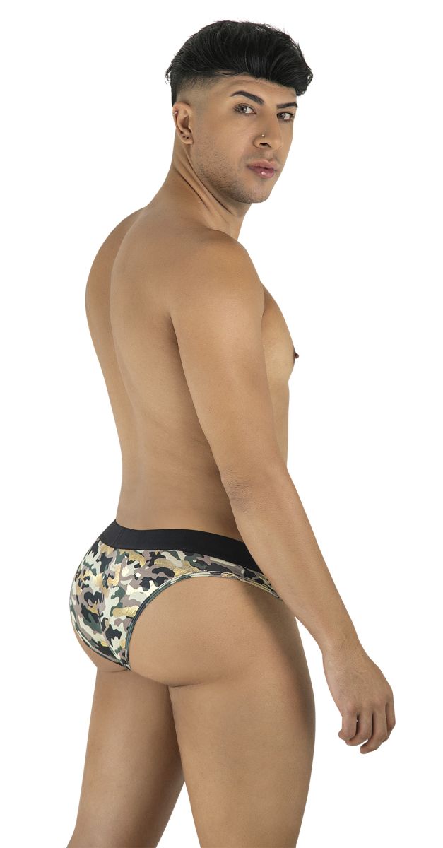 CandyMan 99938 Mens Classic Briefs with Modern Fit Camouflage