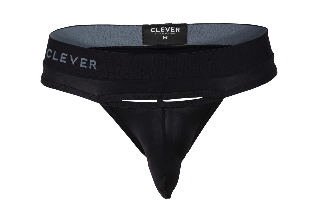 Clever 1147 Celestial Thongs Black