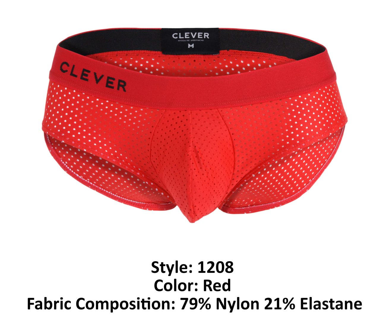 Clever 1208 Euphoria Briefs Red