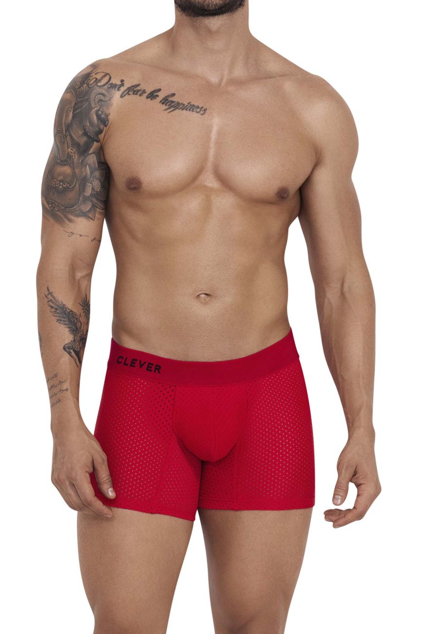 Clever 1260 Euphoria Boxer Briefs Red