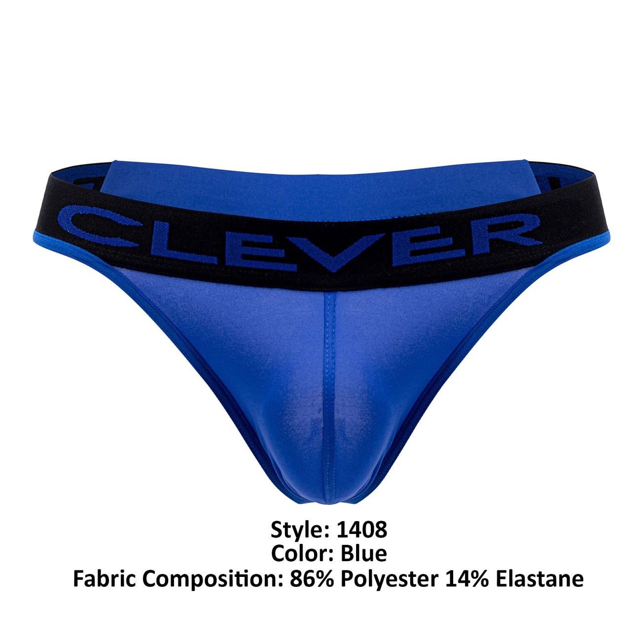 Clever 1408 Wood Thongs Blue